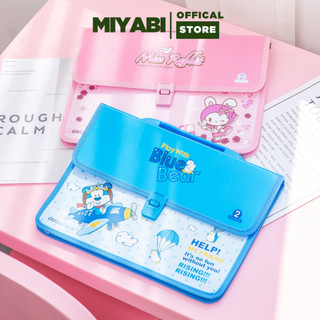 Cặp học thêm deli cho bé cute 2 ngăn wb 38134 - miyabi store