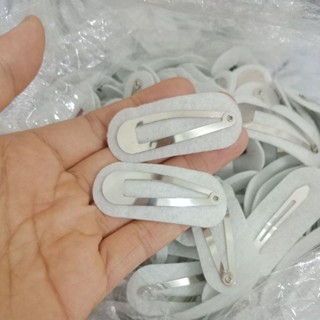  Sét 10 phôi kẹp tóc kèm lót nỉ   Ảnh thật shop tự chụp  