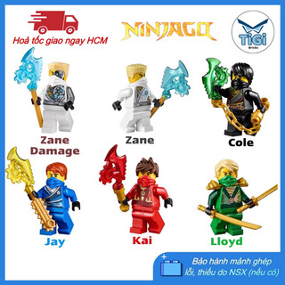  Đồ chơi Mô Hình lắp ráp Ninjago Techno Season 3 Minifigures Ninja Techno kèm vũ khí - Lắp ráp xếp hình Nhân vật Ninjago 