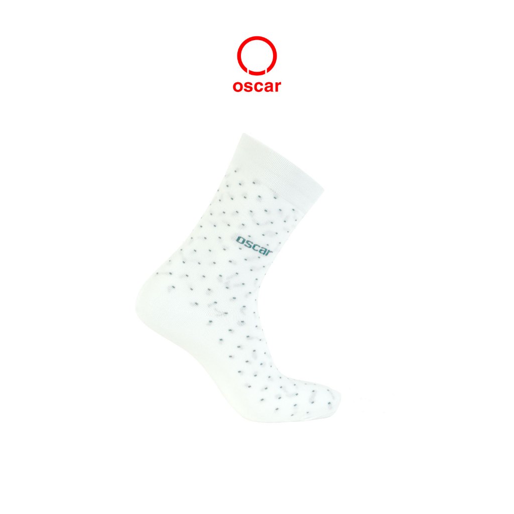 [New] Vớ nam Oscar cổ cao, chất liệu modal cao cấp, họa tiết chấm bi, thấm hút mồ hôi tốt 057