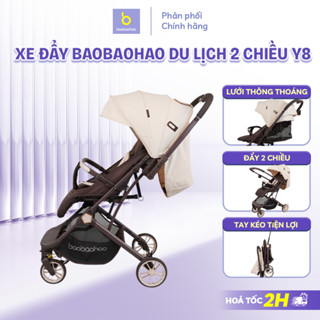 [HỎA TỐC HCM] Xe Đẩy Cho Bé Gấp Gọn Baobaohao Y8 Xe Đẩy Du Lịch 2 Chiều Đa Năng Ghế Ngồi Rộng Rãi