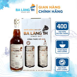 Xách Nước Mắm Cao Đạm 41N Ba Làng TH Thanh Trùng Giảm Mặn Combo 2 Chai 1000ml
