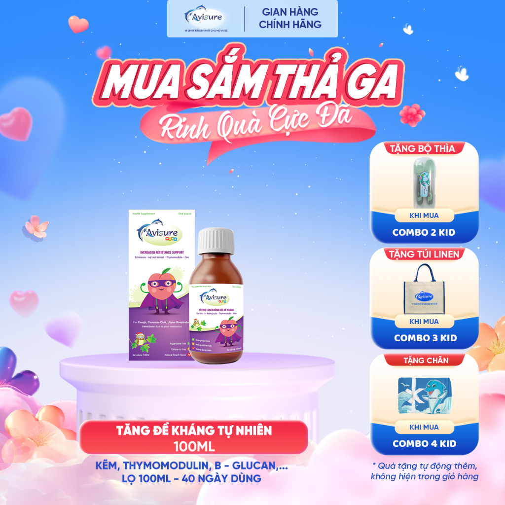 Tích điểm - Avisure Muno - Tăng sức đề kháng tự nhiên cho trẻ