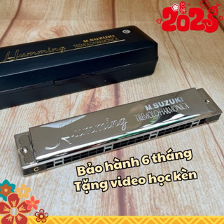 Kèn Harmonica cao cấp SUZUKI TREMOLO HUMMING 21 HOLES - TONE C