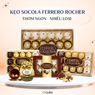  Kẹo Socola Ferrero Raffaelo Thơm Ngon Hàng Nhập Nhiều Vị 