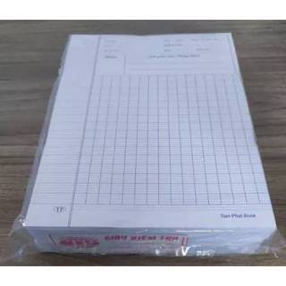 ( 200 tờ đôi ) Lốc giấy kiểm tra 4 ô ly ngang - Đại Sỉ