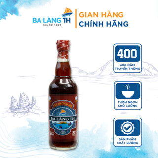 Nước Mắm Chắt Sành Ba Làng TH 400 Năm Truyền Thống Chai Thủy Tinh 500ml