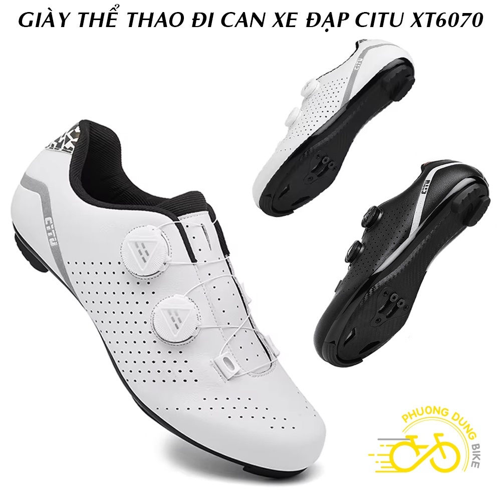 Giày can đi xe đạp thể thao CITU XT6070 – 2 Khóa Vặn (GIÀY ĐI CAN)