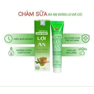 (TẶNG QUÀ XỊN) Kem bôi da Lợi an Cho Bé Chính Hãng-Hỗ trợ chàm sữa, Hăm Tả,Rôm Sảy, Mẫm ngứa cho Bé Sơ Sinh Và Trẻ Nhỏ