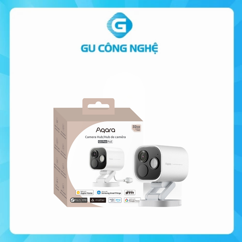 Camera Aqara Hub G5 Pro, phiên bản Quốc Tế POE hoặc Wifi