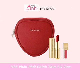 Bộ Son Dưỡng Whoo Glow Lip Balm Vỏ Tim Mẫu Mới