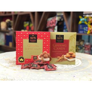 Kẹo Nhân Sâm Canada (Nhân Sâm Bắc Mỹ) Great Mountain (227gr/ Hộp)