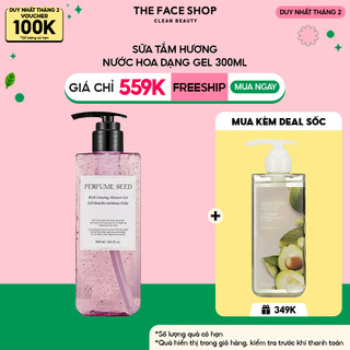 Sữa Tắm THE FACE SHOP Hương Nước Hoa Perfume Seed Rich Creamy Shower Gel 300ml