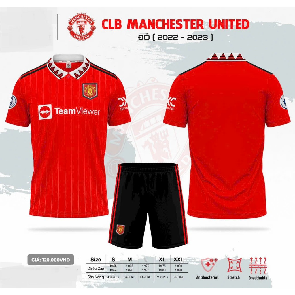 Quần Áo Đá Banh CLB MU Man UTD