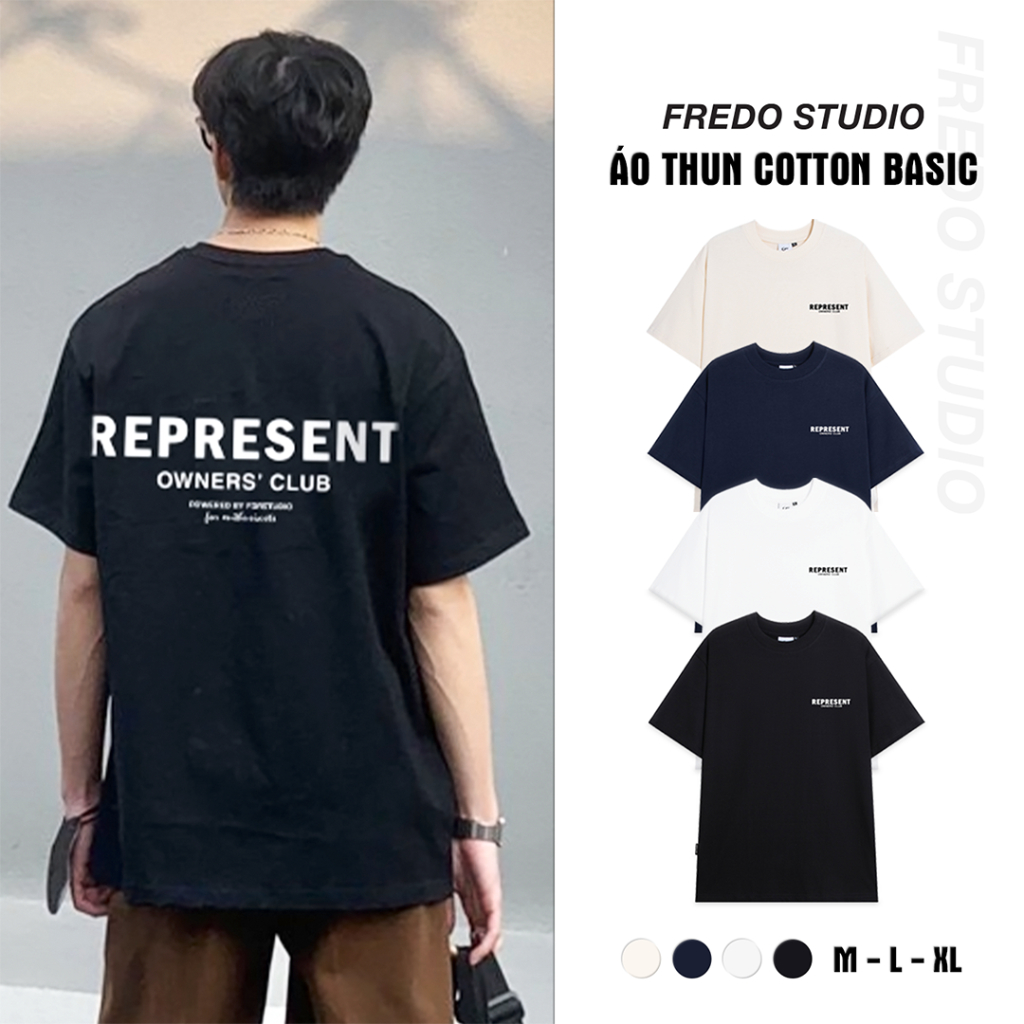 Áo Thun Nam FREDO Basic 100% Cotton, Áo Phông Local Brand Nam Nữ Dễ Phối Đồ - AT16