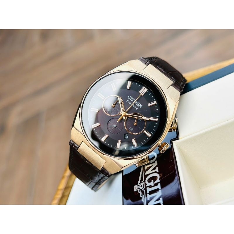 [Chính Hãng 100%] Đồng Hồ Nam Citizen Choronograp Axiom SC CA4583-01E Máy Pin Eco-Drive Kính Sapphia