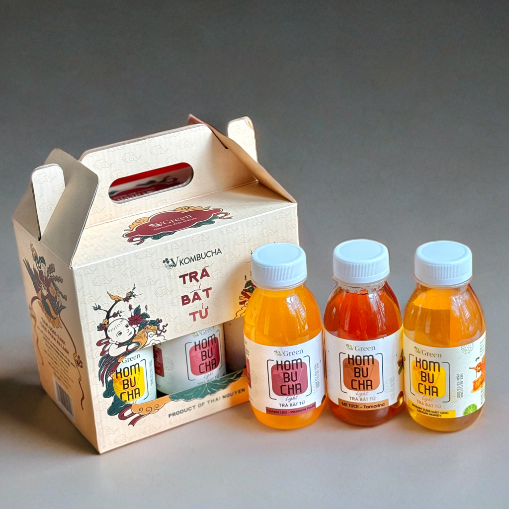 Trà lên men Kombucha Light 250ml/chai