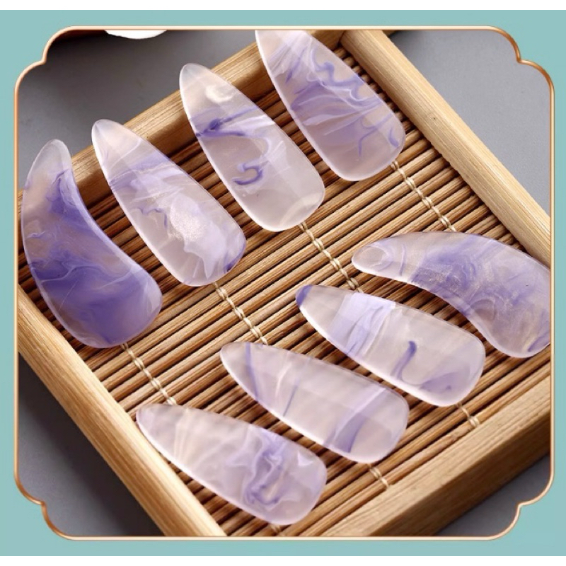 Móng cổ tranh - Guzheng Sơn Thuỷ loại nhựa tốt cao cấp giảm tạp âm, dễ vê dây