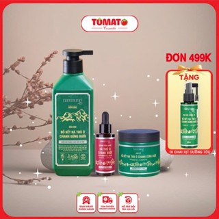 Dầu gội thảo dược Nam Nung xanh lá hỗ trợ giảm rụng, giúp tóc chắc khỏe kiềm dầu cho tóc nhanh bết