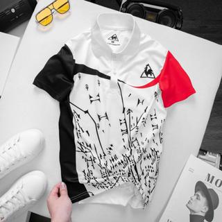 Áo polo thể thao hè nam áo cộc nam hè  áo gà có cổ sz 50-110kg polo pickeball thể thao chạy bộ