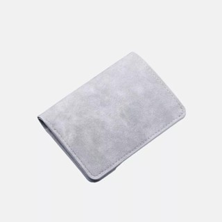 Ví Nam Nữ Choice PNQ02 Da Lộn Mini Nhỏ Gọn Màu Xám Nhiều Ngăn Đựng Thẻ Tiện Lợi