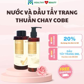 Nước tẩy trang Cobe bí đao cấp ẩm, tẩy sạch bụi bẩn, dịu nhẹ, an toàn cho mọi làn da