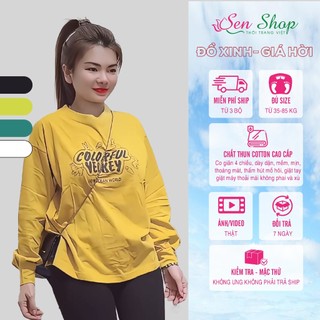 Áo Nữ Mùa Thu Đông Chất Cotton Áo Dài Tay - Mã CO