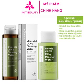 Nước tẩy trang Drceutics 500ml Ultra-mild Olive 500ml Mit Beauty làm sạch sâu cấp ẩm dịu nhẹ cho mọi loại da