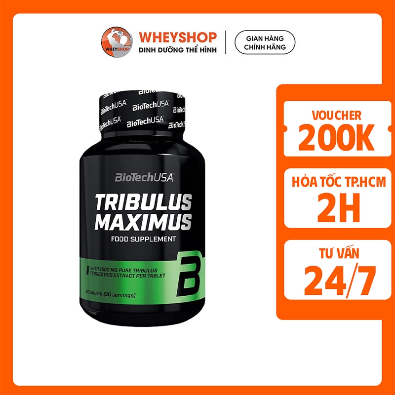 Viên uống Biotech Tribulus Maximus (90 viên) 1500mg - WHEYSHOP