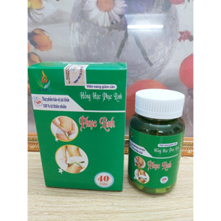 GIẢM CÂN HỒNG HẠC PHỤC LINH  AN TOÀN,HIỆU QUẢ, KHÔNG MỆT MỎI (40 viên)