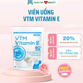 Viên uống bổ sung vitamin E VTM tăng cường sức khỏe, hỗ trợ chống oxy hóa, lão hóa da, giảm cứng khớp, tránh cảm lạnh