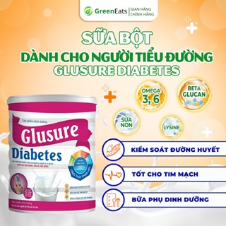 Sữa Bột Dành Cho Người Bị Tiểu Đường Glusure Diabetes 900g, Kiểm Soát Đường Huyết, Tăng Cường Sức Khỏe Tim Mạch
