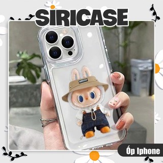 Ốp Lưng iPhone Labubu Gió Mùa Chống Sốc, Trong Suốt Bảo, Vệ Camera-iP 6/6s/7/8/Plus/X/XS/11/12/13/14/15/Pro/Max Siri