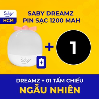 Đèn chiếu sao Saby Dreamz kèm 01 tấm phim chiếu NGẪU NHIÊN, BH 12 tháng, pin sạc, xoay 360 độ