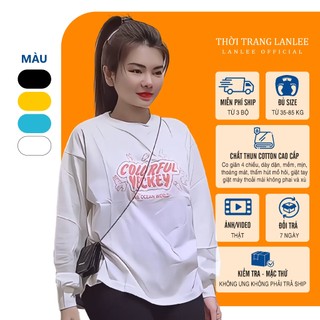 Áo Thun Tay Dài Nữ 𝗟𝗮𝗻𝗹𝗲𝗲 𝗙𝗮𝘀𝗵𝗶𝗼𝗻 Mã CO