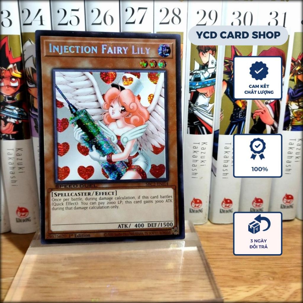 [YCDcardgame] Thẻ bài Yugioh chính hãng Injection Fairy Lily – Prismatic Secret Rare