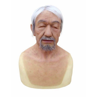 [Mặt nạ kinh dị] Mặt nạ hoá trang ông già chân thật Silicone độc quyền tại Việt Nam