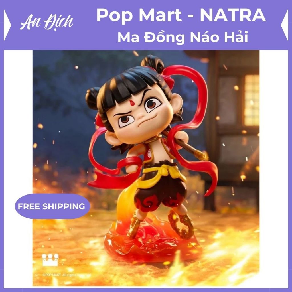 [CHÍNH HÃNG POPMART] Hộp mù Blindbox - Natra Ma Đồng Náo Hải, Mô hình trang trí đáng yêu, Quà tặng đ