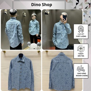 Áo Sơ Mi Nam Eo Vì Kẻ Sọc Xanh Đính Đá Siêu Đẹp - Áo Sơ Mi Nam Lờ Vê Cao Cấp (Hàng Chính Phẩm)