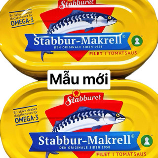 Cá hộp Na Uy sốt cà Omega 3 STABBUR-MAKRELL - 170 g