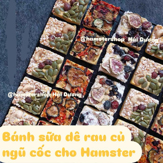 Bánh mài răng sữa dê rau củ ngũ cốc cho Hamster