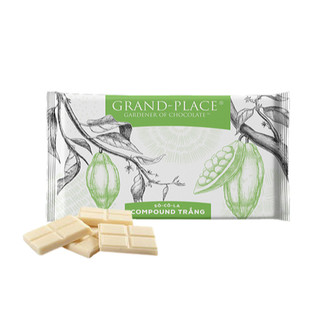 Socolate trắng Grand Place 100g ( cắt lẻ từ khối 1kg)