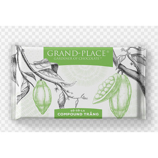 Socolate trắng Grand Place 100g ( cắt lẻ từ khối 1kg)