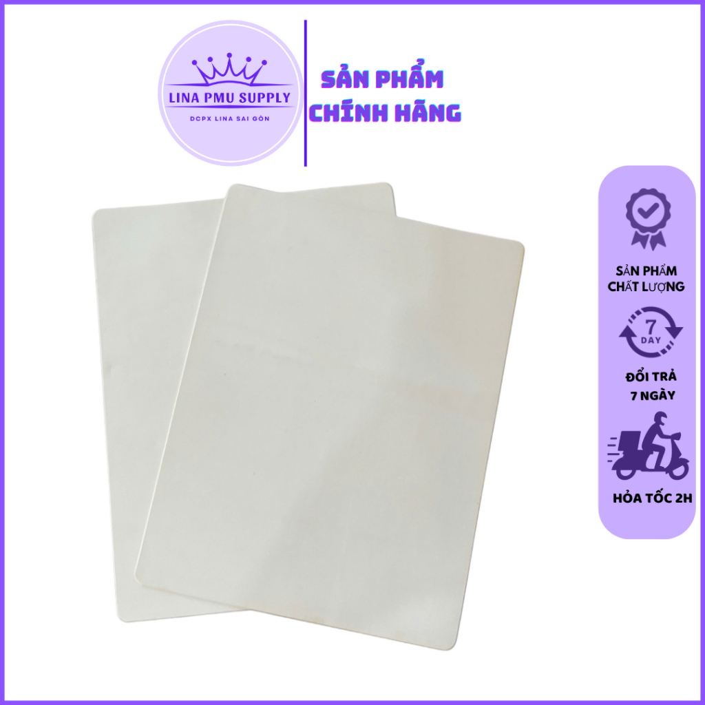 Combo 10 tấm Da Giả Bột Xám Tập Phun Xăm Điêu Khắc - Da giả tập phun xăm- Da trắng trơn- Da trắng ít