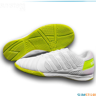 Giày Đá Bóng Đế Bằng WB Sala Trắng - Giày Đá Banh Futsal Thể Thao Cao Cấp