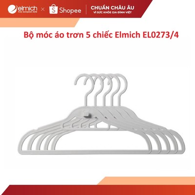 Bộ móc áo trơn 5 chiếc Elmich EL0273/4