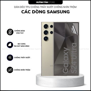 Miếng dán màn hình ppf chống nhìn trộm samsung s25 s24 ultra s23 s22 plus note 20 ultra z fold 6 5 4 3 dẻo TPU 3 lớp