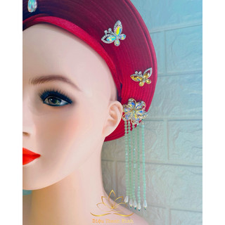 [Phụ kiện Hầu Thánh] - Tua pha lê hoa đá