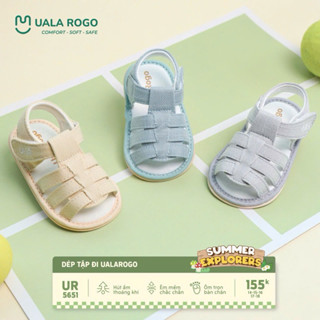Giày, dép tập đi Uala Rogo cho bé trai, bé gái