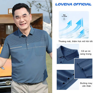  Áo Thun Nam Trung Niên Quảng Châu Cao Cấp Chất Đẹp Thấm Mồ Hôi Không Bai Không Xù -PL01 
